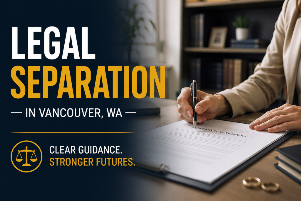 Legal Separation in Vancouver, WA Robin J Krane